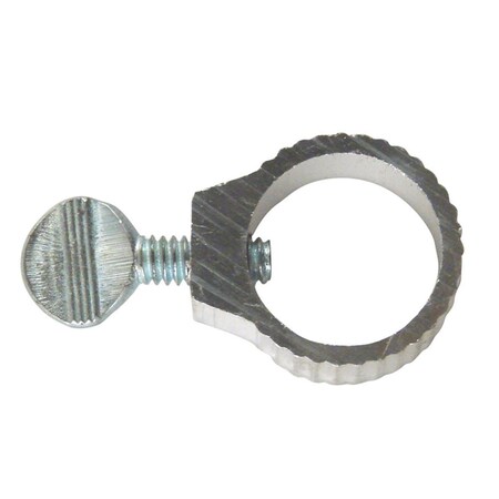 Muebles Para El Hogar 0.25 x 1.12 x 0.5 in. Silver Aluminum Bracket MU2738928